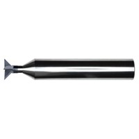 Solid Carbide Dovetail Cutter, 3/4 (.7500) Diameter 30° Angle Per Side